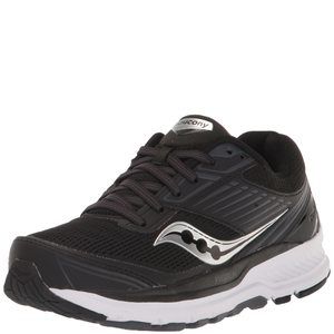 SAUCONY WOMEN'S ECHELON 8 RUNNING SHOE, BLACK/WHITE, 7